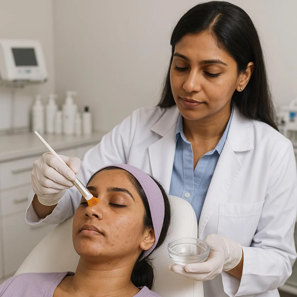 Chemical peel treatment in Hyderabad Kondapur — Ora Skin Clinics